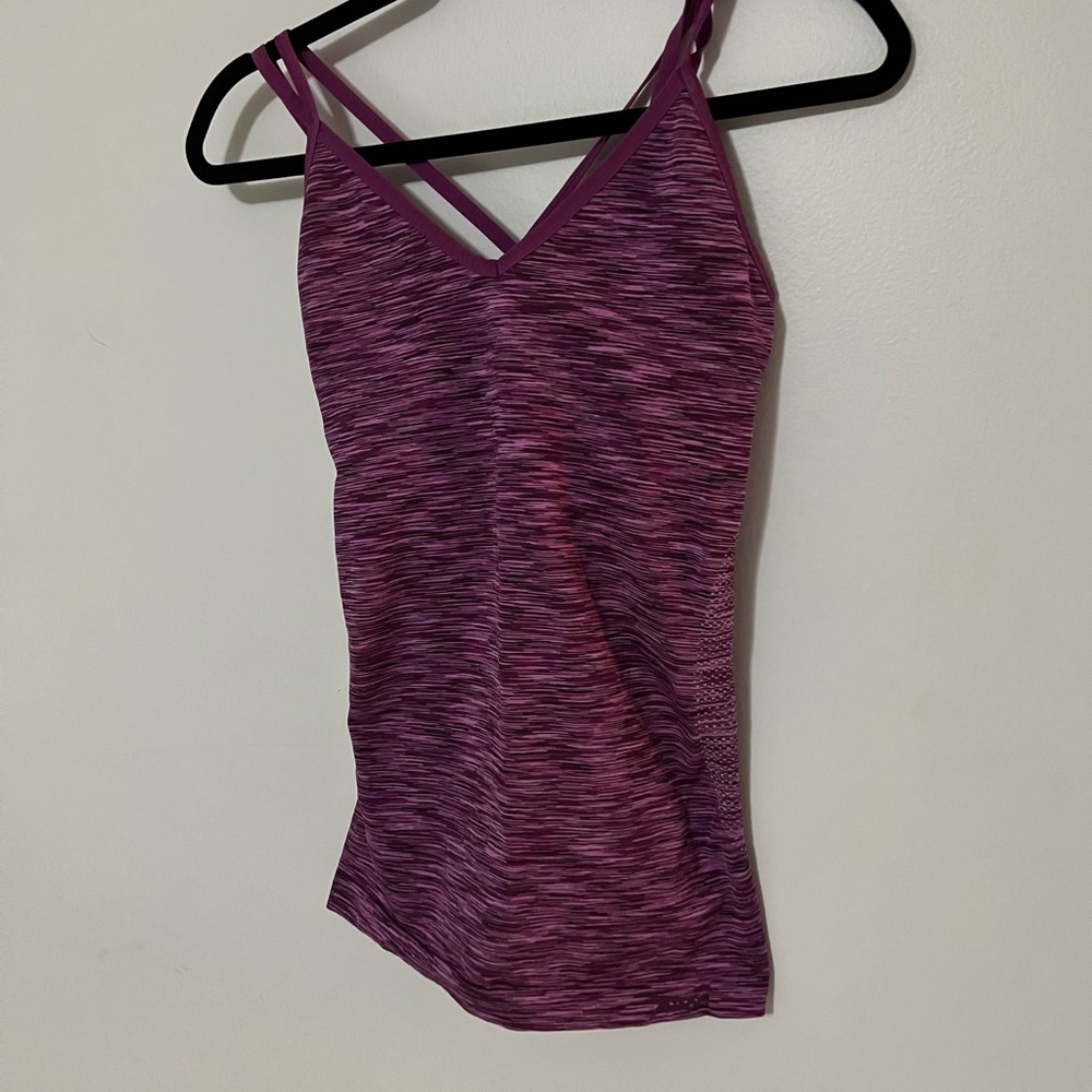 avia purple workout tank top